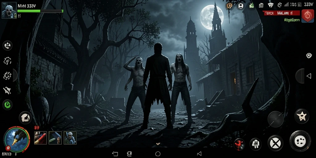 Screenshot menampilkan pengalaman gameplay menegangkan dari 333V.