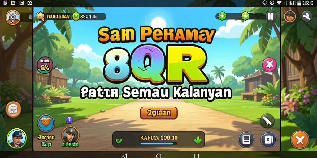 Tampilan menarik gameplay 8QR yang seru dan menghibur.