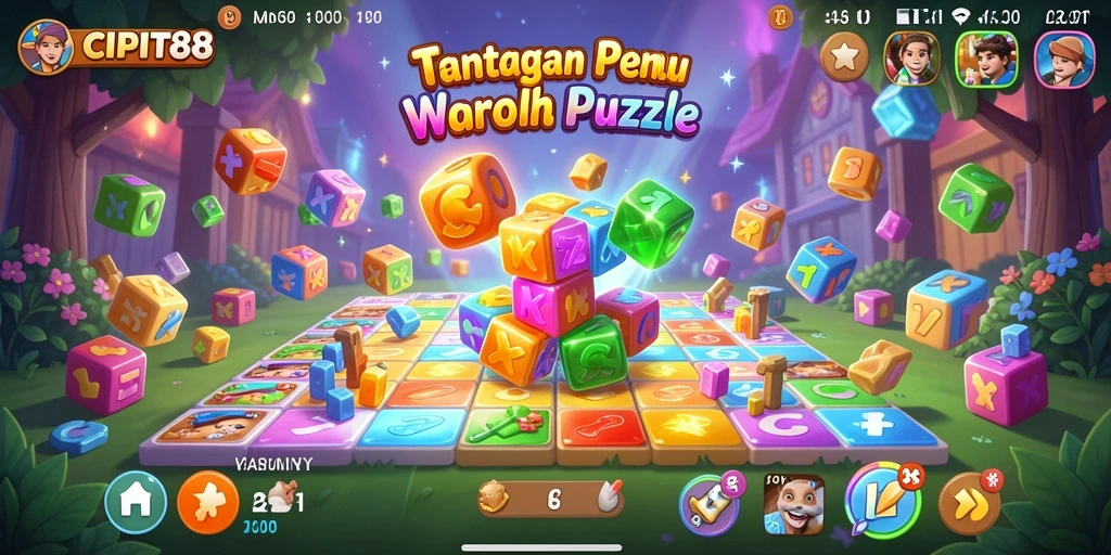 Tangkapan layar dari gameplay menarik CIPIT88 yang penuh tantangan Puzzle.