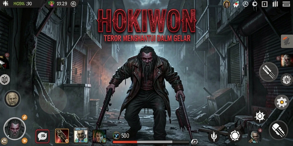 Gameplay HOKIWON yang menegangkan dan menyeramkan.