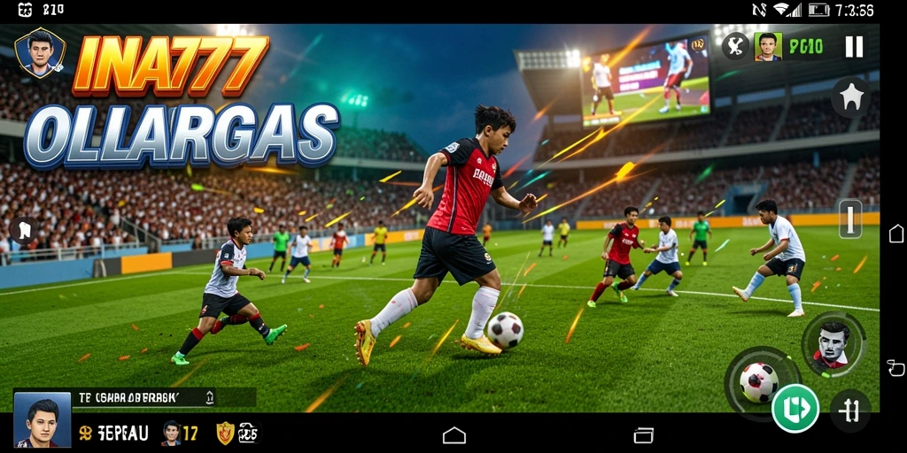 Tampilan gameplay seru dari INA777 dalam pertandingan olahraga.