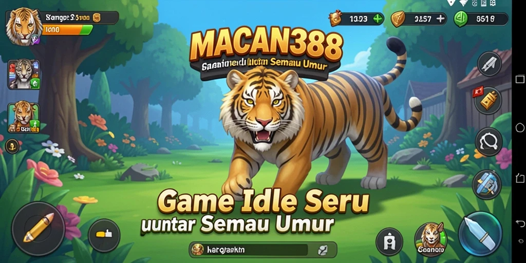 Tampilan gameplay Idle yang santai dan menarik dari MACAN388.