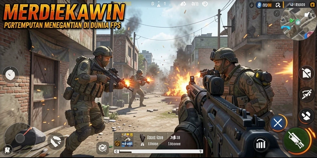Screenshot dari gameplay <strong>MERDEKAWIN</strong> menampilkan pertempuran terakhir yang mendebarkan.