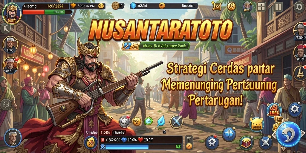 Tampilan menarik dari gameplay NUSANTARATOTO yang strategis.