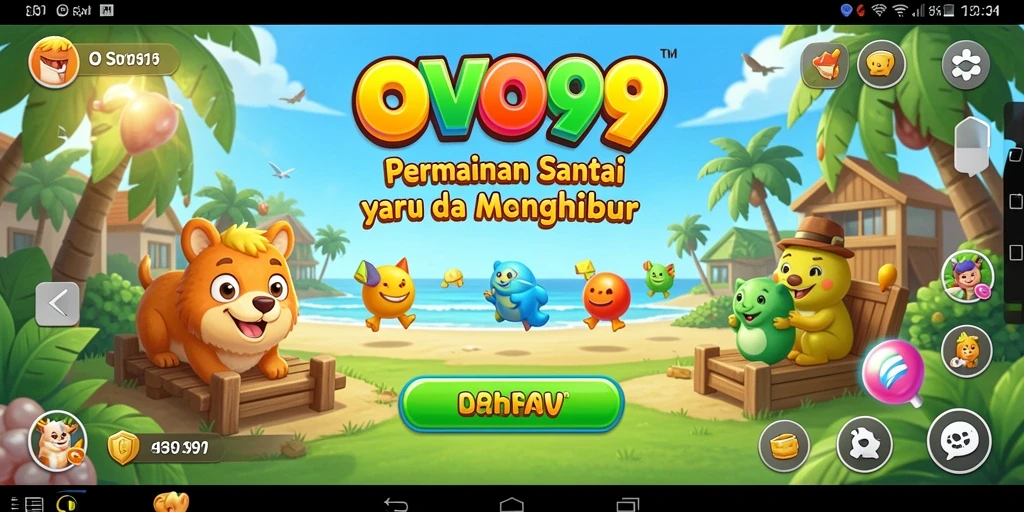 Tampilan gameplay OVO99 yang interaktif dan menyenangkan.