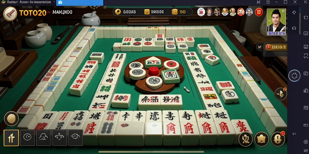 Tampilan gameplay Mahjong yang menarik dalam TOTO20.