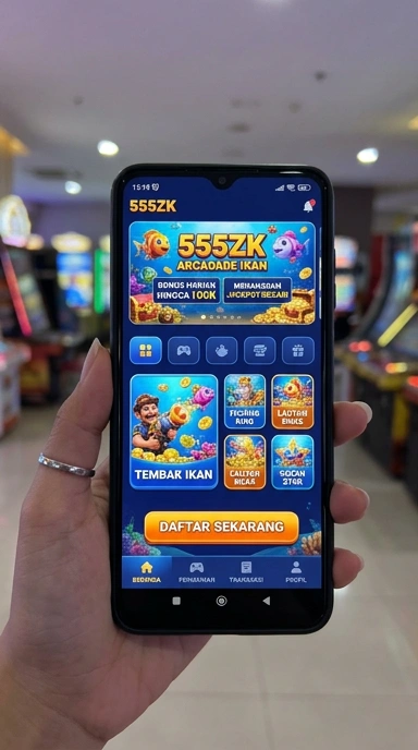 Pengguna menikmati kemudahan pengunduhan aplikasi di 555zk.